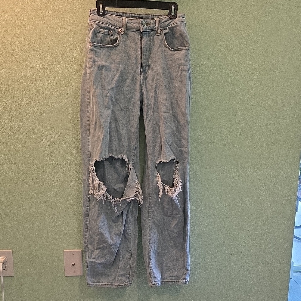 Wild Fable Light Blue Distressed Boyfriend Jeans